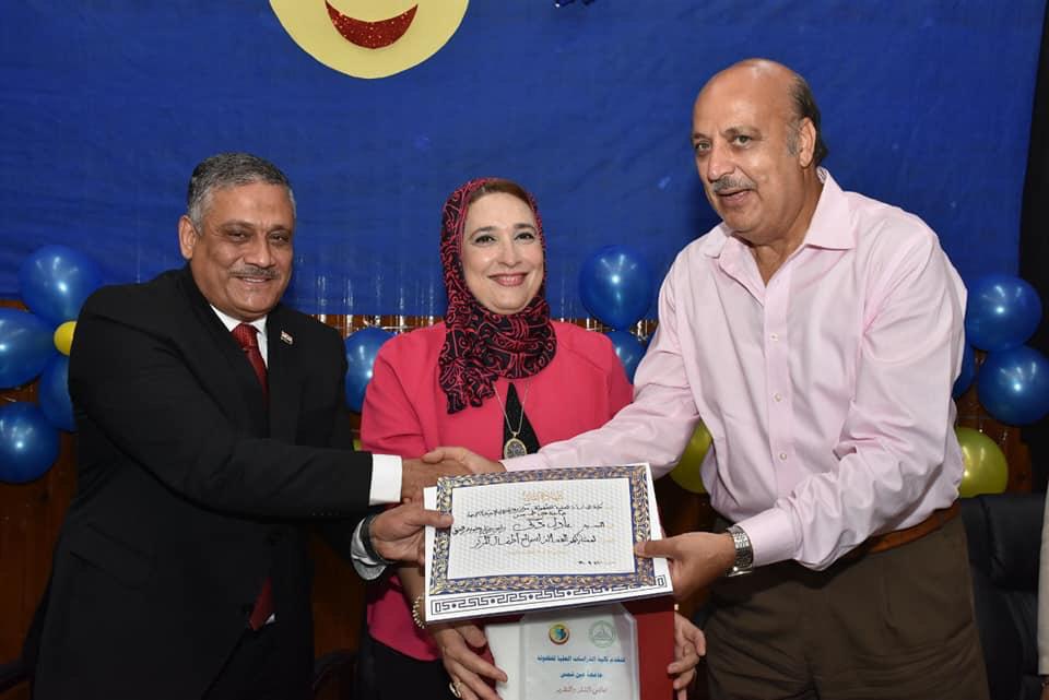 جانب من احتفالية تكريم ٢٥ من الأطفال ذوى الإحتياجات الخاصة بجامعة عين شمس