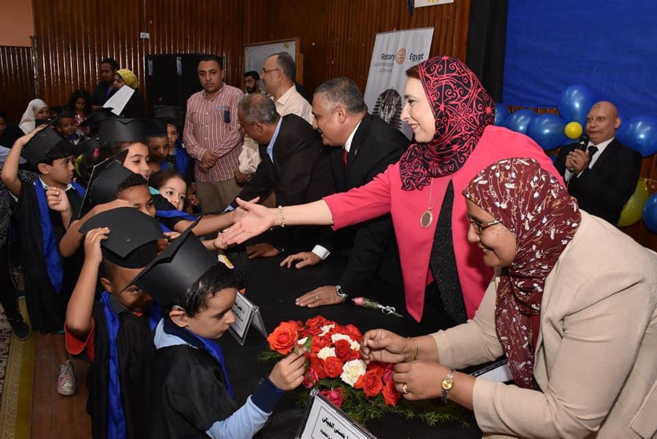 جانب من احتفالية تكريم ٢٥ من الأطفال ذوى الإحتياجات الخاصة بجامعة عين شمس