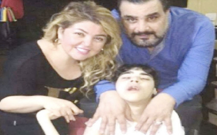مها أحمد مع زوجها الفنان مجدي كامل ونجلهما