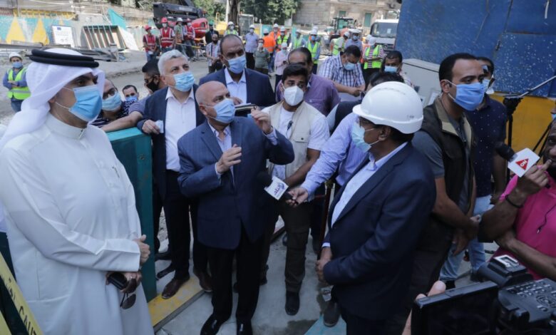وزير النقل يتفقد محطة صفاء حجازي بالزمالك بالمرحلة الثالثة من الخط الثالث لمترو الانفاق
