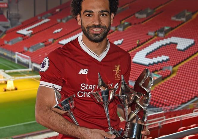 عدد أهداف محمد صلاح وترتيبه بين الهدافين التاريخيين لنادي ليفربول