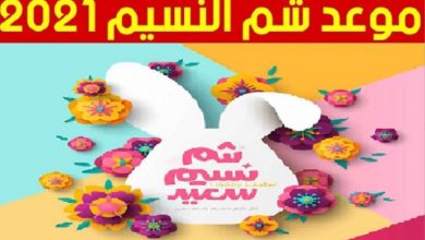 موعد شم النسيم في مصر 2021 .. الإجازة الرسمية