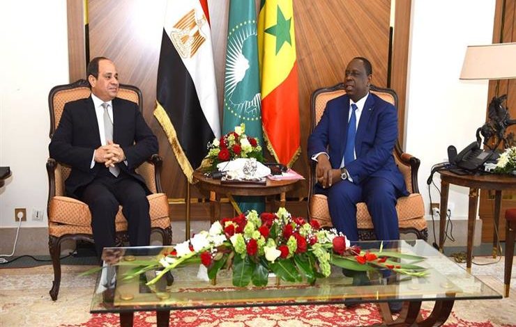 تفاصيل لقاء السيسي مع رئيس السنغال اليوم