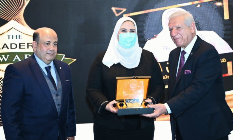 تكريم وزيرة التضامن بين الشخصيات الأكثر تأثيرًا في التنمية الاقتصادية والاجتماعية