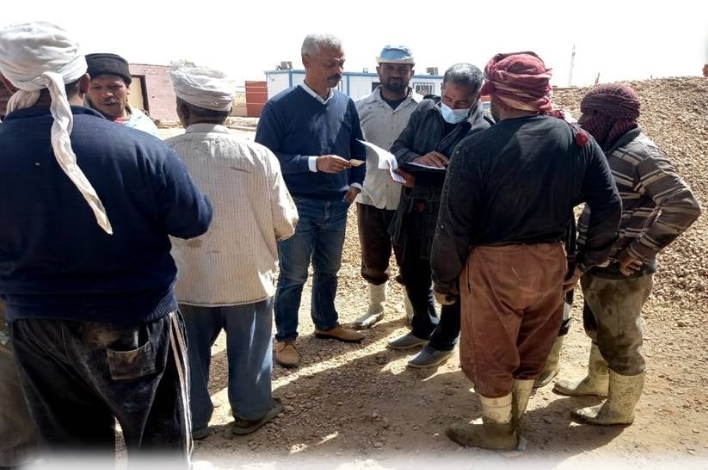 استمرار حصر وتسجيل العمالة غير المنتظمة بالوادي الجديد
