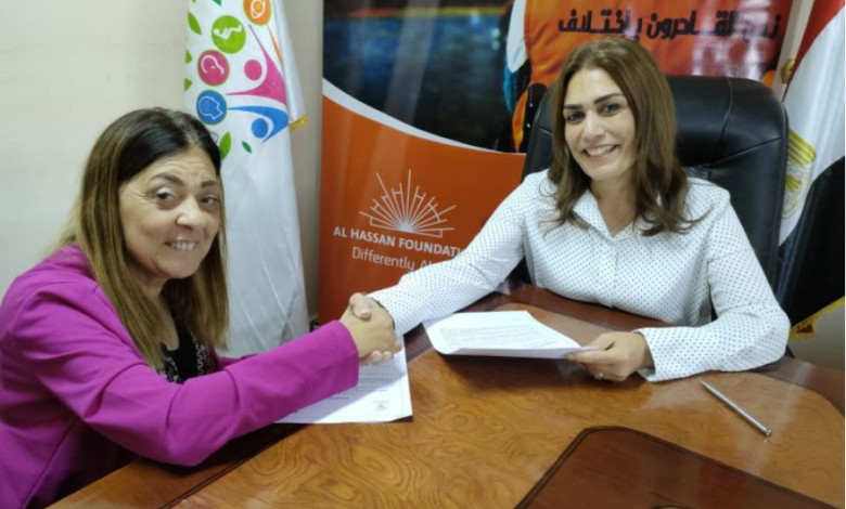 للأشخاص ذوي الإعاقة .. تفاصيل بروتوكول التعاون بين «المجلس القومي» و«مؤسسة الحسن»