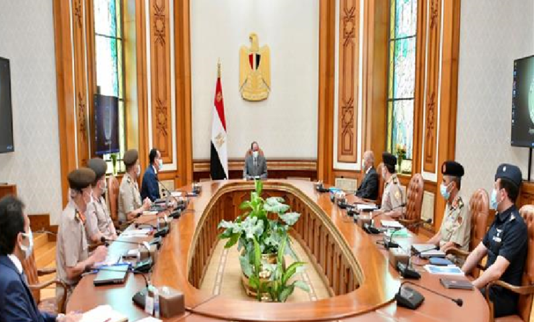 السيسي يتابع عدد من المشروعات القومية للإنتاج الزراعي واستصلاح الأراضي