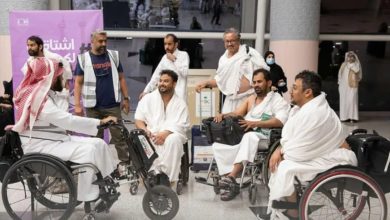 300 شخص من ذوي الإعاقة في منى لأداء مناسك الحج