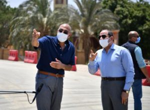 السيسي يؤكد متابعته لآراء وملحوظات المواطنين بشأن الاعمال الجاري