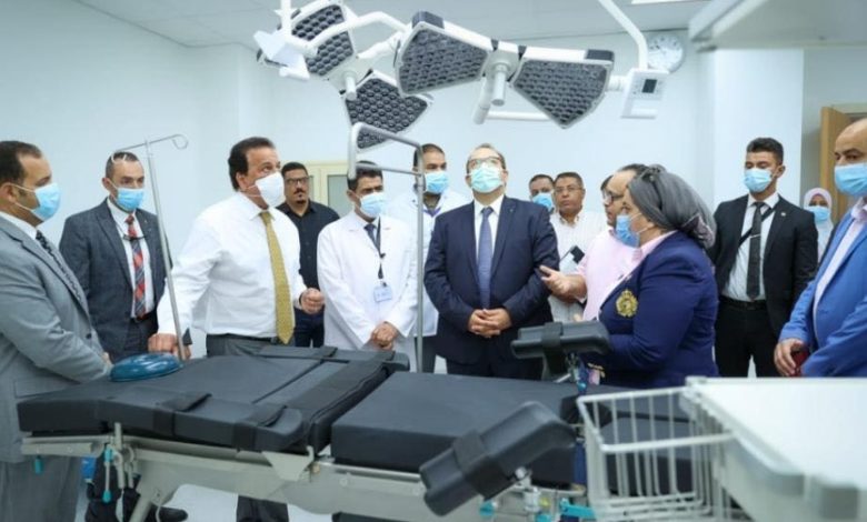 وزير الصحة يعلن الانتهاء من 100% من أعمال تطوير مستشفى الخانكة