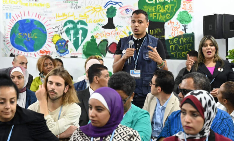 القباج تستمع إلى ذوى الإعاقة في مؤتمر المناخ وتعد بتعميم قواعد الاتاحة في كافة المواقع