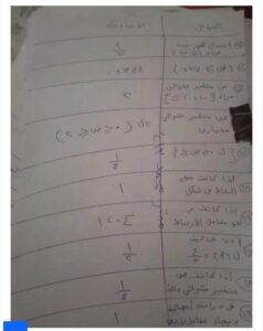 حل نموذج امتحان الاحصاء لطلاب الثانوية العامة 2023