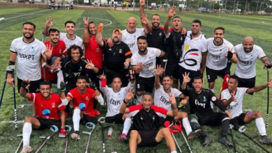 مصر تفوز على انجولا 3-1 فى كرة القدم للساق الواحده بدورة الألعاب الأفريقية