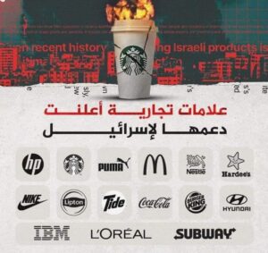 منتجات وشركات تقدم دعم إلى إسرائيل
