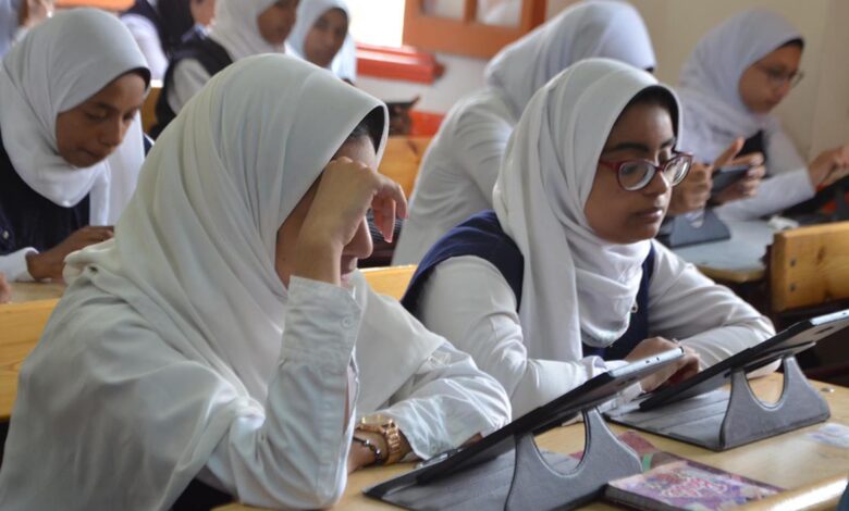 اختبار إلكتروني لغة عربية للصف الأول الثانوي الترم الأول