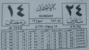 ورقة نتيجة اليوم