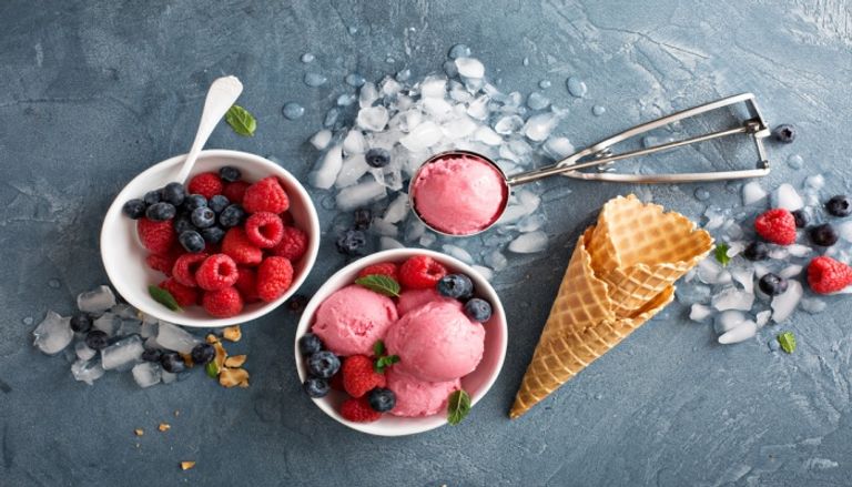 طريقة عمل الايس كريم في الخلاط