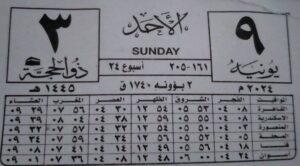 ورقة نتيجة اليوم