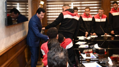 وزير الرياضة يستقبل منتخب كرة السلة للكراسي المتحركة بعد تحقيق المركز الثالث في البطولة الإفريقية